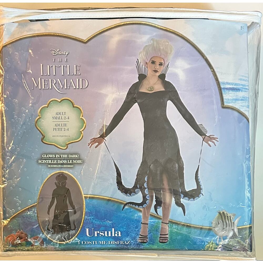 Disney The Little Mermaid Ursula Costume Black & Purple